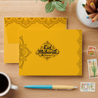 Yellow Elegant Design Eidee Envelope