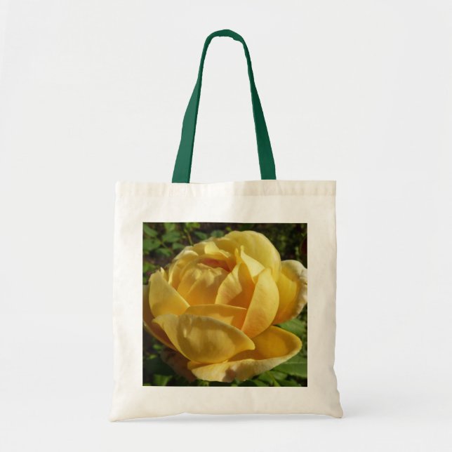 Yellow English Rose Tote Bag (Front)