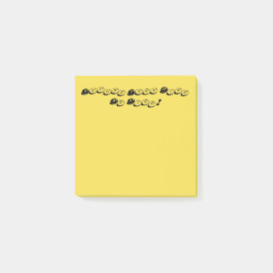 Yellow Expand Your Mind Be Kind Post it Notes
