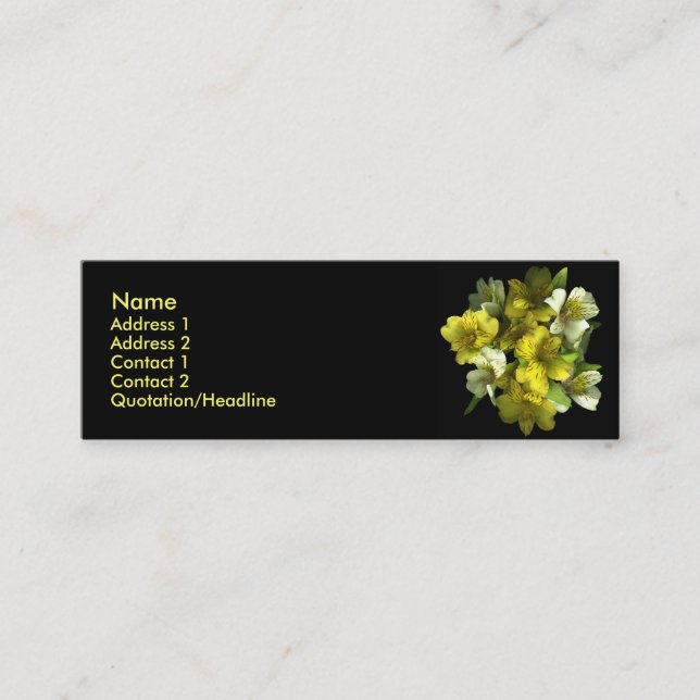 Yellow Explosion Profile Cards (Front)