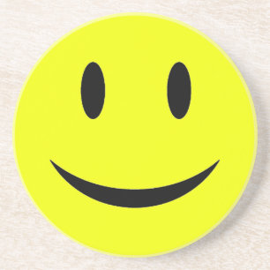 Yellow Face Coaster