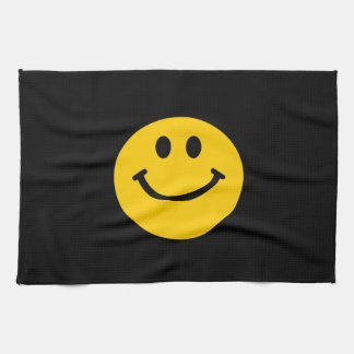 Yellow Face Kitchen Towel