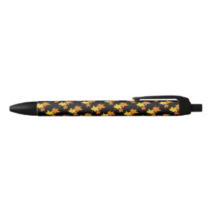 Yellow Fall Leaves Writing Pen