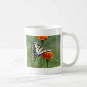 Yellow female Eastern Tiger Swallowtail Coffee Mug