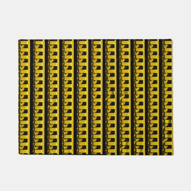 Yellow Fence Doormat (Front)