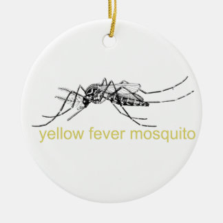 Yellow Fever Mosquito ornament