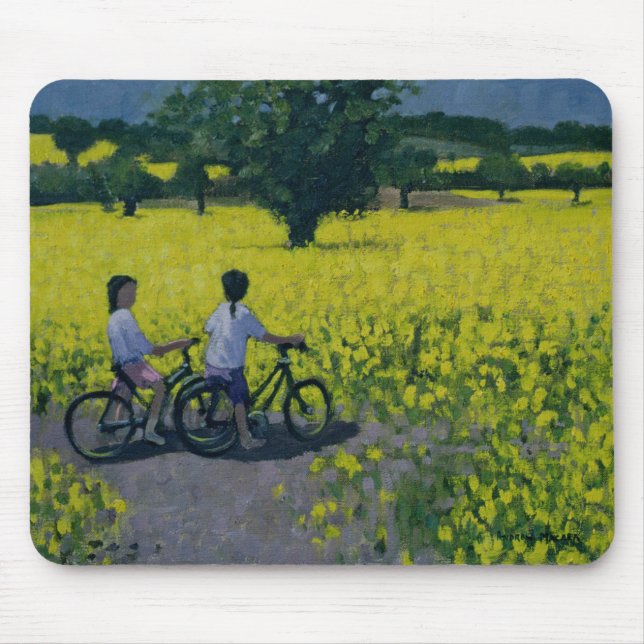 Yellow Field Kedleston Derby Mouse Pad (Front)