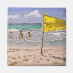 Yellow Flag Barbados 2010 Magnet