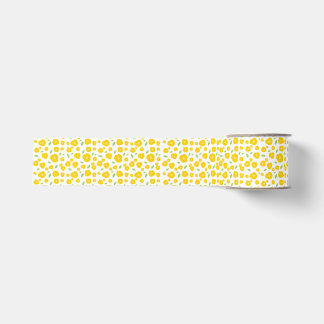 Yellow Floral Grosgrain Ribbon