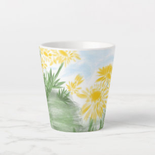 Yellow Floral mug