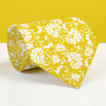 Yellow Floral Pattern Custom Necktie<br><div class="desc">This custom necktie features a sophisticated floral pattern, making it a stylish and unique accessory. It's perfect for adding a touch of personality to any outfit, whether it's for a special occasion or everyday wear. The high-quality fabric ensures a comfortable and long-lasting wear, and the custom design allows you to...</div>