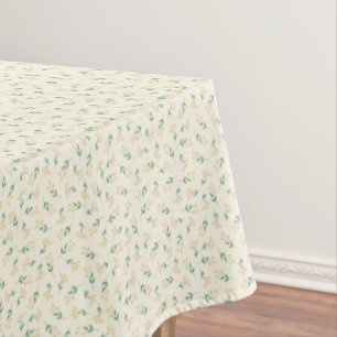 Yellow Floral Tablecloth