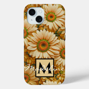 Yellow floral yellow sunflower yellow daisies  iPhone 15 case