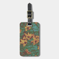 Yellow flower against leaf camouflage pattern 2