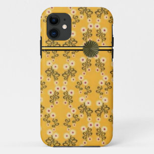 Yellow Flower Design iPhone Case