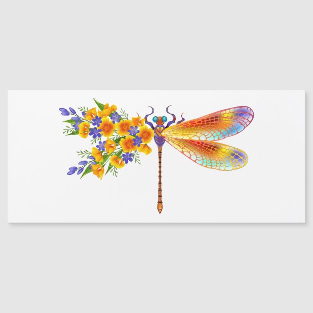 Yellow Flower Dragonfly (Front)