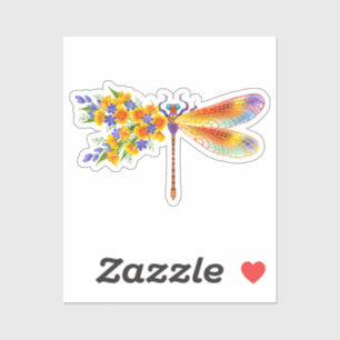 Yellow Flower Dragonfly
