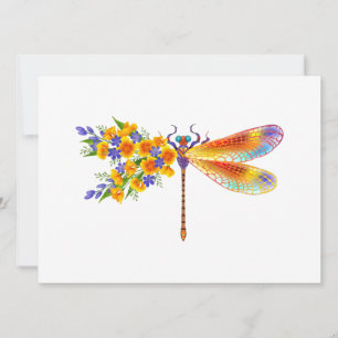 Yellow Flower Dragonfly Announcement