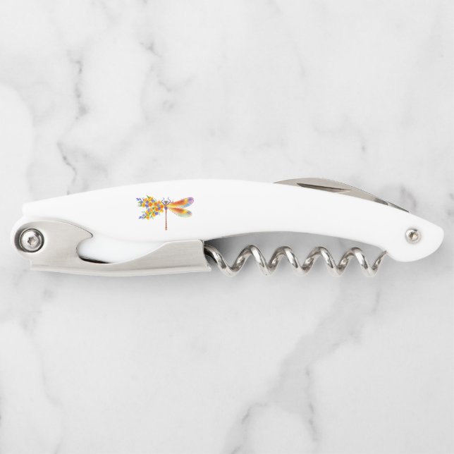 Yellow Flower Dragonfly Corkscrew (Front)