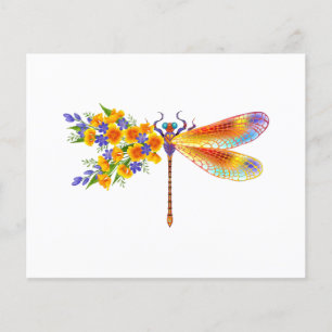 Yellow Flower Dragonfly Flyer