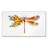 Yellow Flower Dragonfly