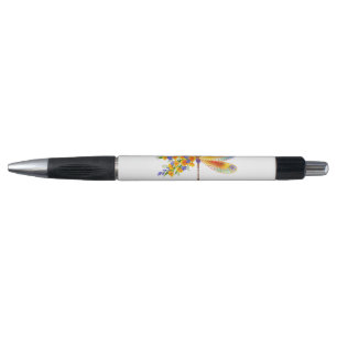 Yellow Flower Dragonfly Pen