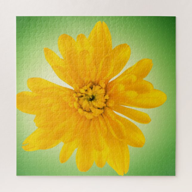 Yellow flower jigsaw puzzle (Vertical)