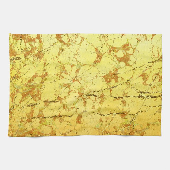 Yellow Flower Kitchen Towel (Horizontal)