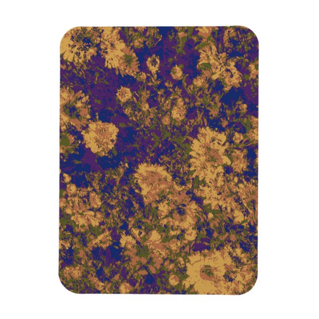 Yellow flower magnet (Vertical)