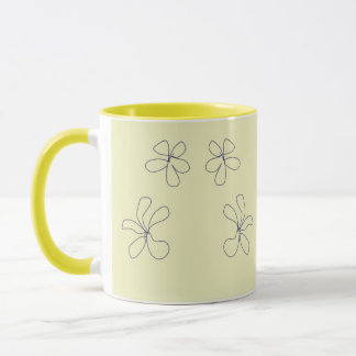 yellow flower mug