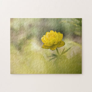 Yellow Flower Nature Photo Jigsaw Puzzle