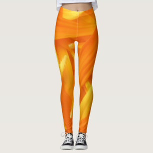 Yellow Flower Petal Leggings