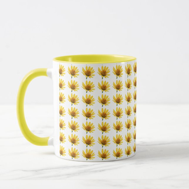 Yellow Flower Photo Mug (Left)