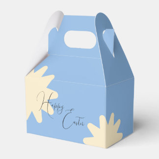 Yellow Flower Star Gift Bag Design Favor Box