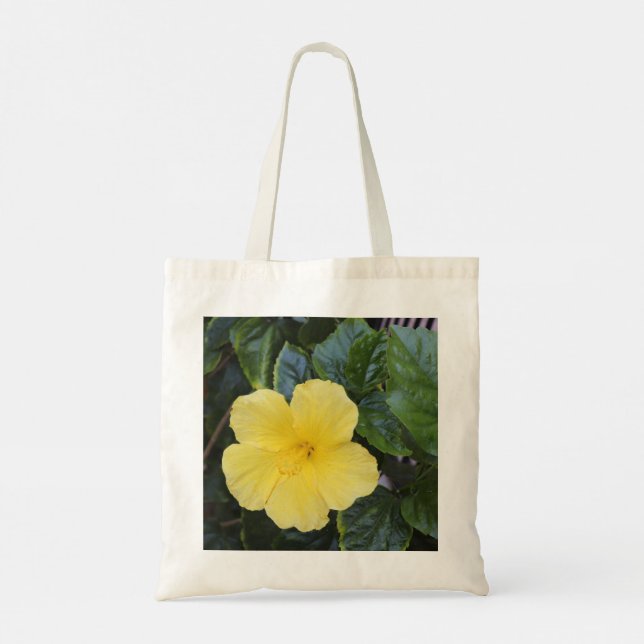 Yellow Flower Tote Bag (Back)