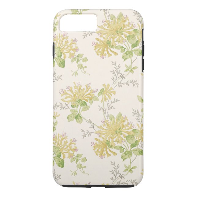 Yellow Flowered Phone Case (Back)
