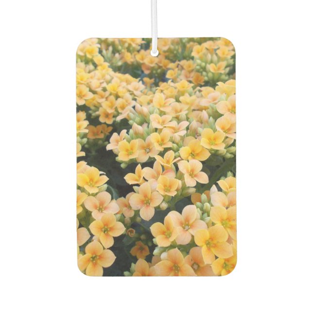 Yellow Flowers Air Freshener (Front)