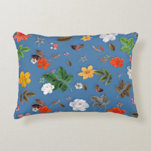 Yellow Flowers and White Roses 23 Accent Pillow