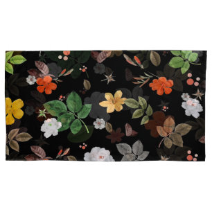 Yellow Flowers and White Roses 8 Pillowcase