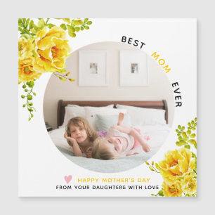 Yellow flowers Best Mom Ever Mother's Day photo