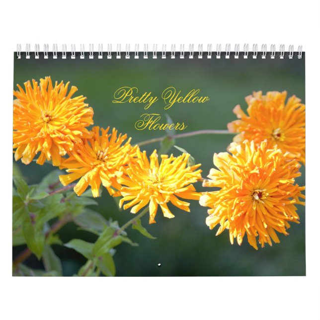 Yellow Flowers  Calendar (Cover)