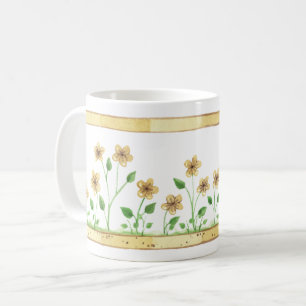 Yellow Flowers Coffee Mug