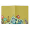 Yellow Flowers Custom Notebook - Extra Large