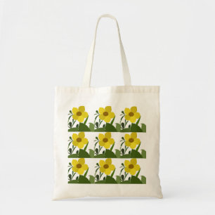 Yellow Flowers Elegant Floral Tote Bag
