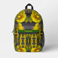 Yellow Flowers In Sunshine Abstract Personalized