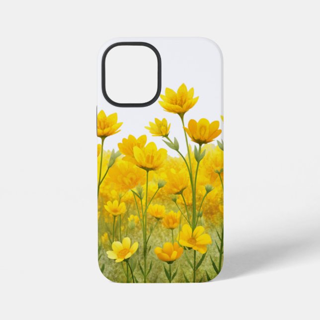 Yellow Flowers iPhone Case (Back)