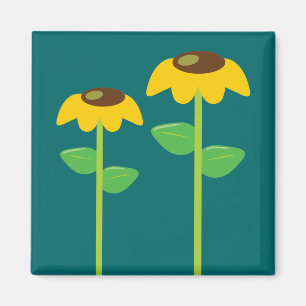 Yellow Flowers Magnet