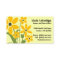 Yellow Flowers Mommy Contact  Info Card