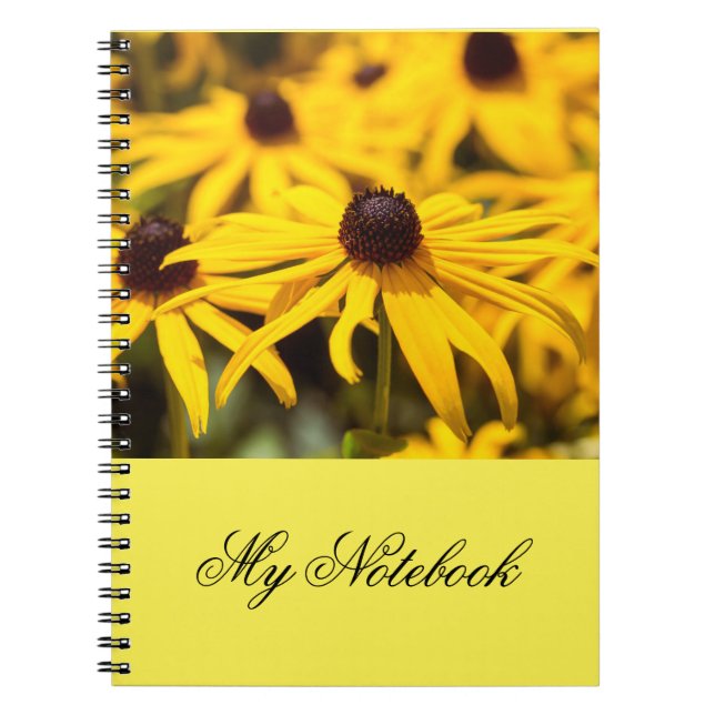 Yellow Flowers  Notebook (Front)