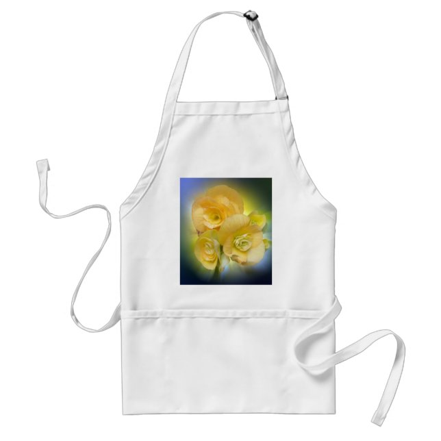 yellow flowers shining standard apron (Front)